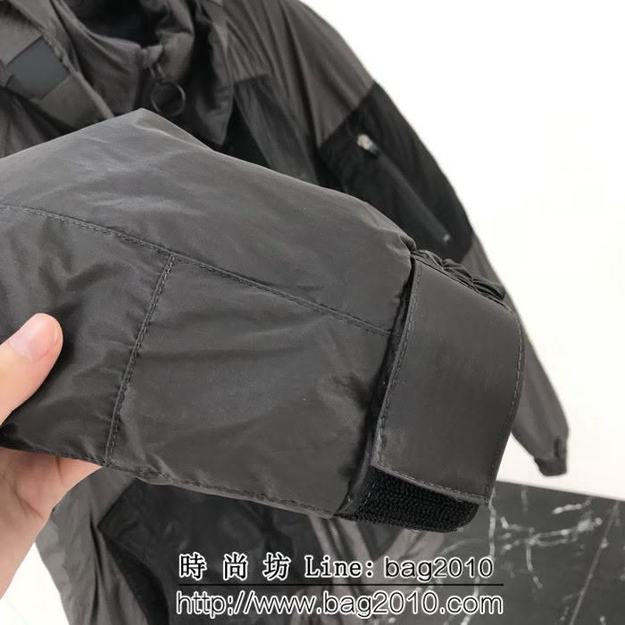 OFF-white 18SS秋冬新款 多處面料拼接 男款羽絨服 ydi1349
